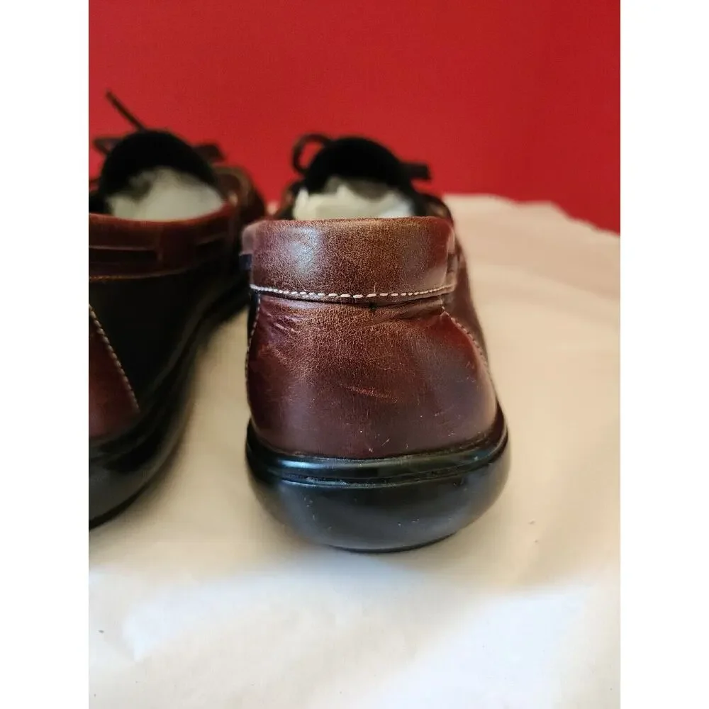 COLE HAAN MOCCASIN LOAFER C08940 BROWN LEATHER SIZE 12 M